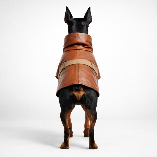 Premium Deri Yağmurluk Köpekler İçin Dayanıklı Yağmurluk